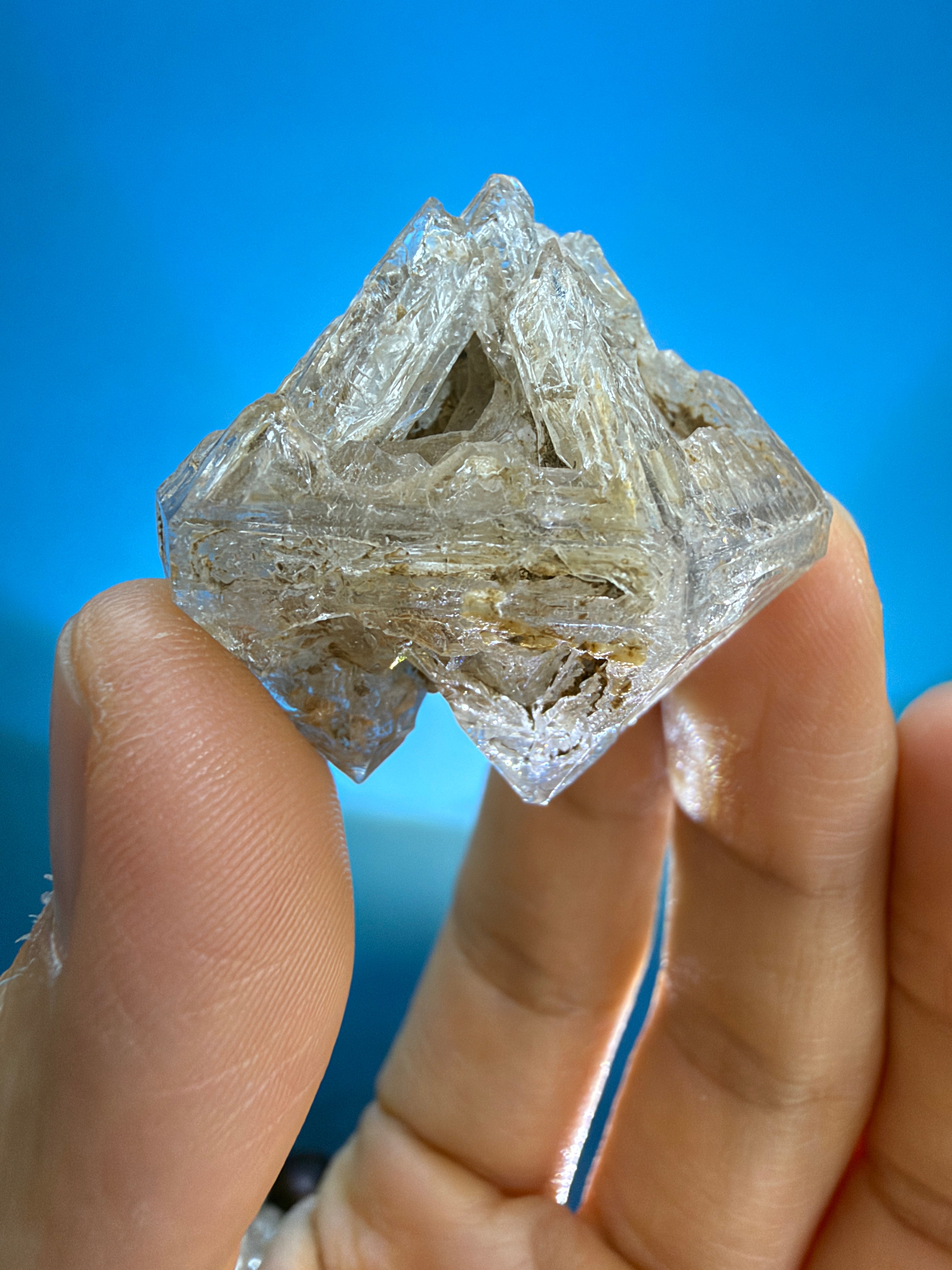 Yellow Mud Elestial Quartz Shining Point - 20g - 1.JPG