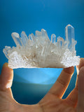 Water Phantom Shining Quartz Cluster - 235g White Quartz Cluster
