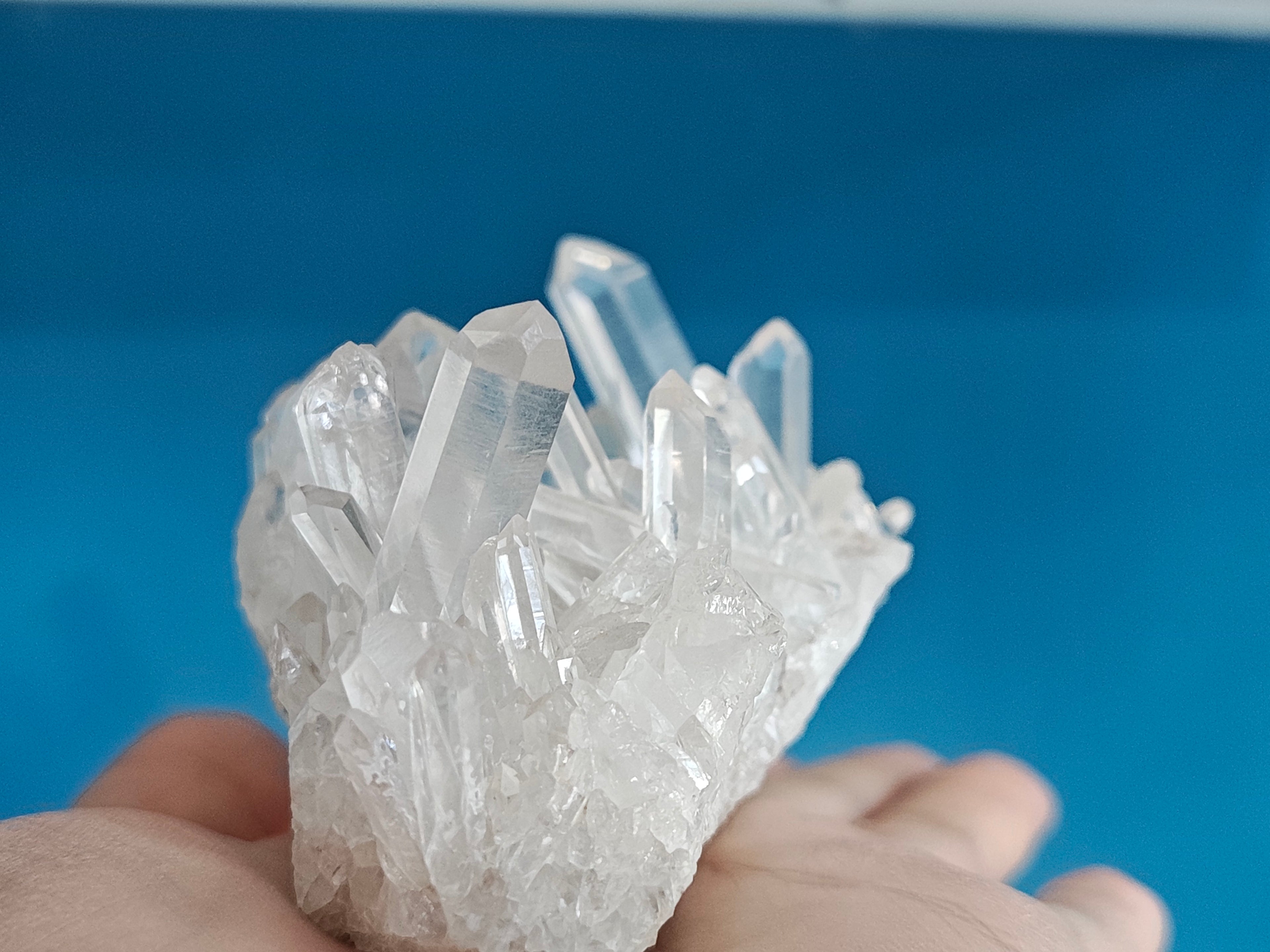 Water Phantom Shining Quartz Cluster
