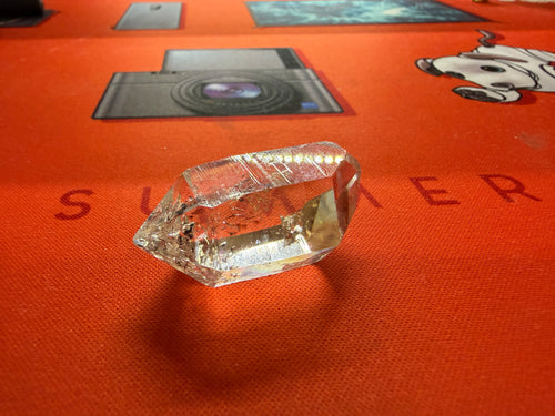 Elestial Quartz Crystal - Clear Natural Point