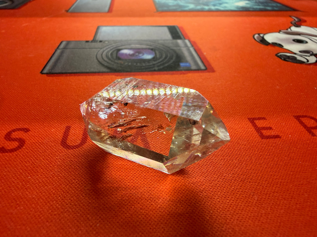 Elestial Quartz Crystal - Clear Natural Point
