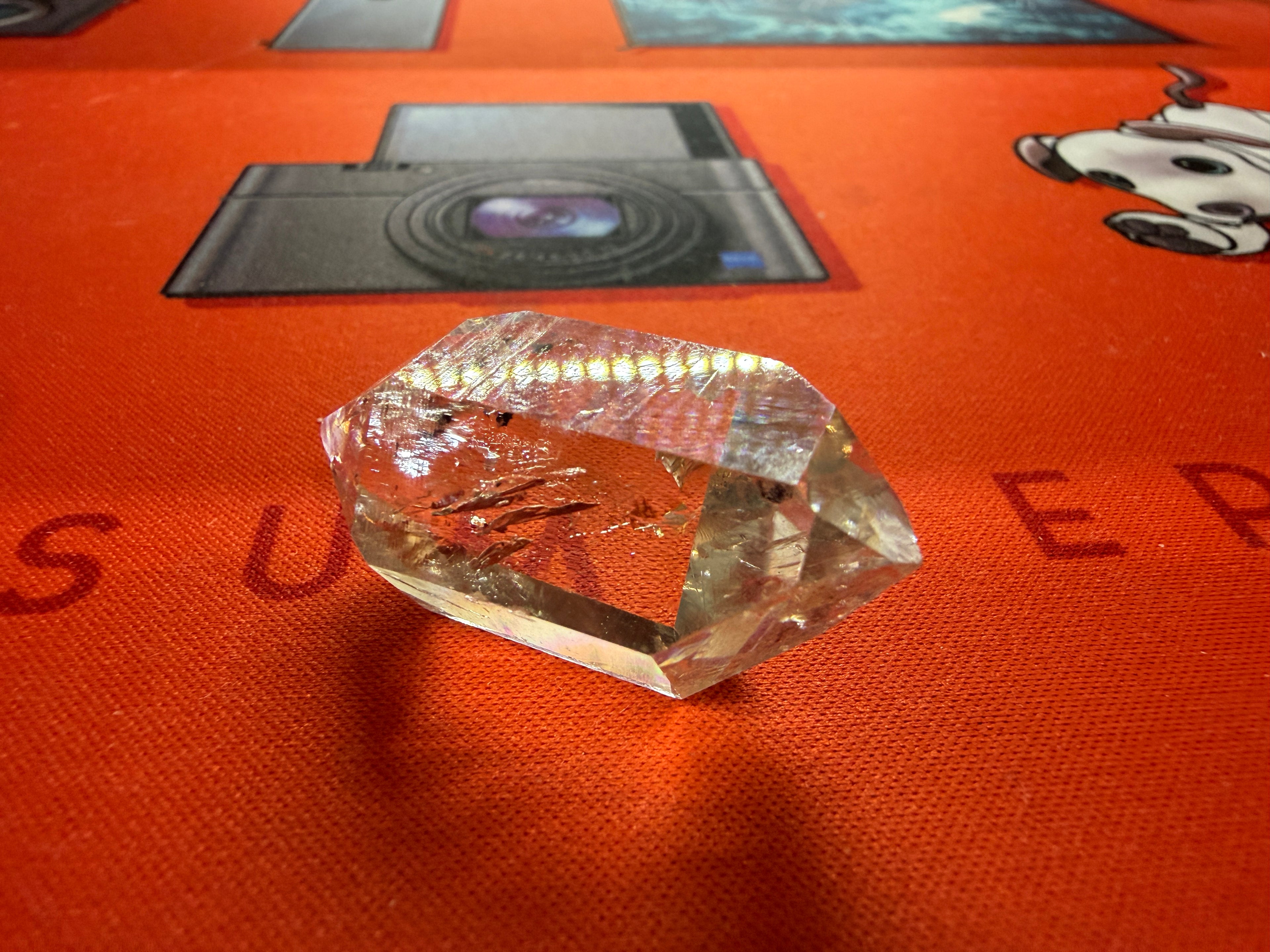 Elestial Quartz Crystal - Clear Natural Point