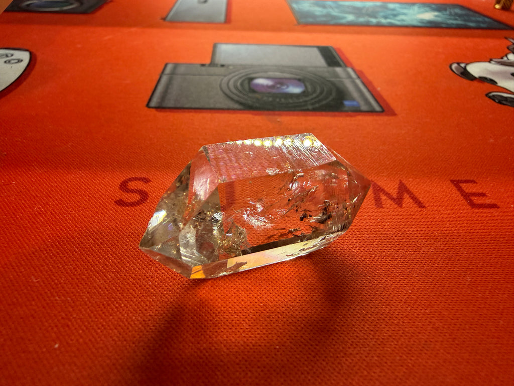Elestial Quartz Crystal - Clear Natural Point