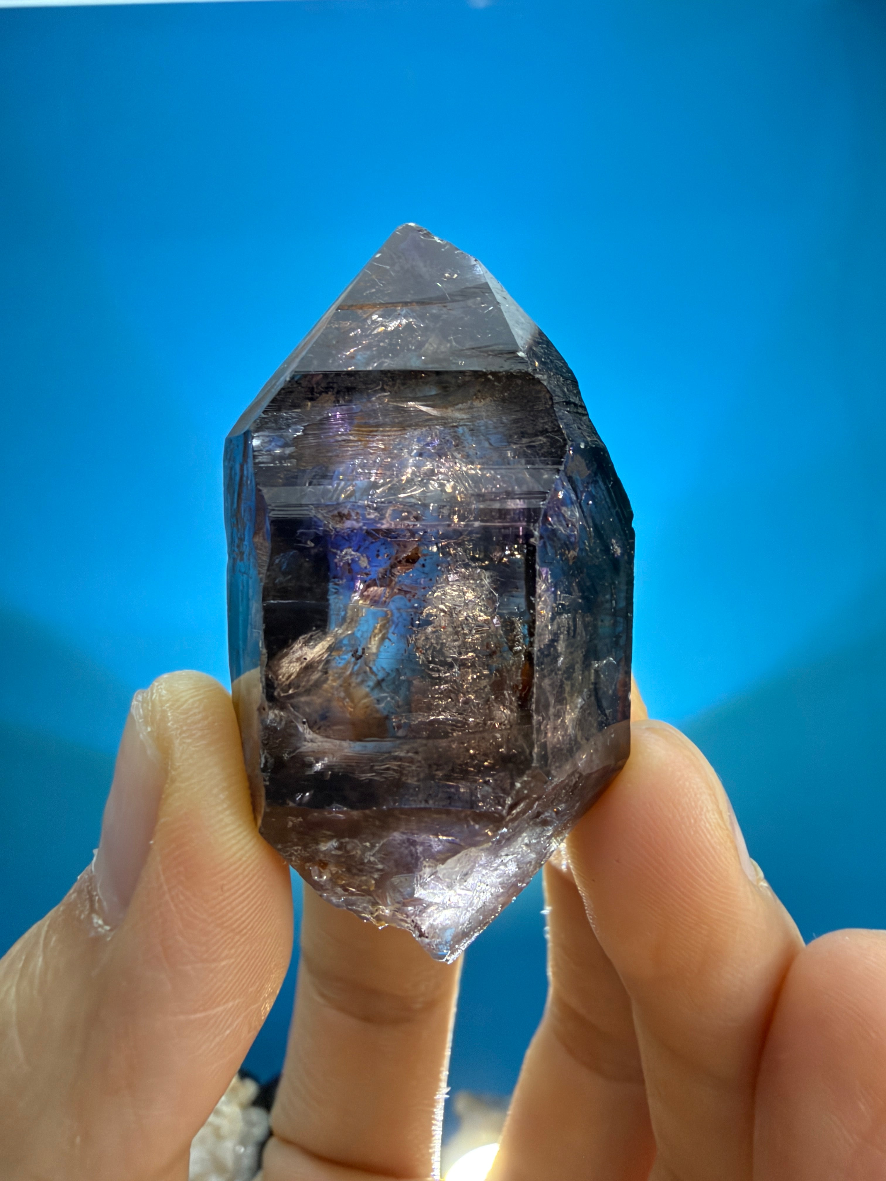 Super Seven Crystal - 49g Double-Terminated Elestial Point