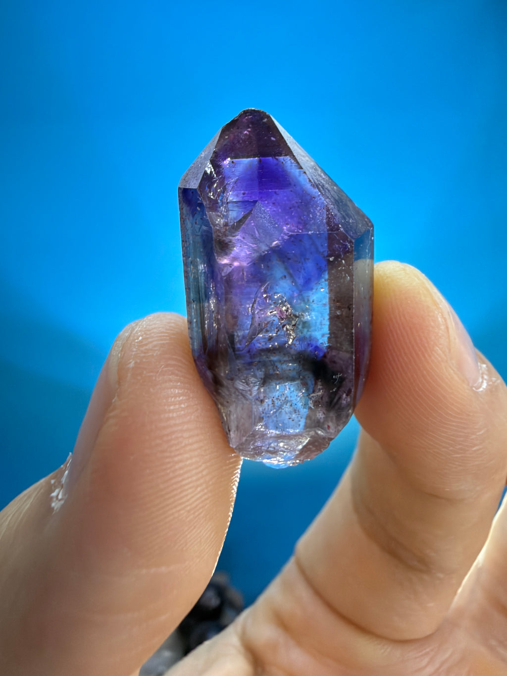 Super Seven Crystal - 8.3g Raw Purple Scenic Point