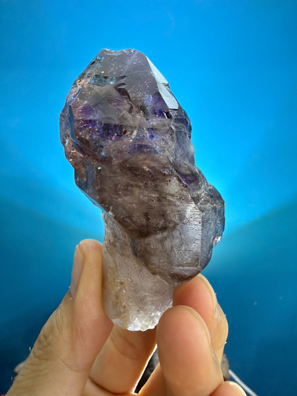 Super Seven Rough Point - 127.5g Purple Scepter Crystal