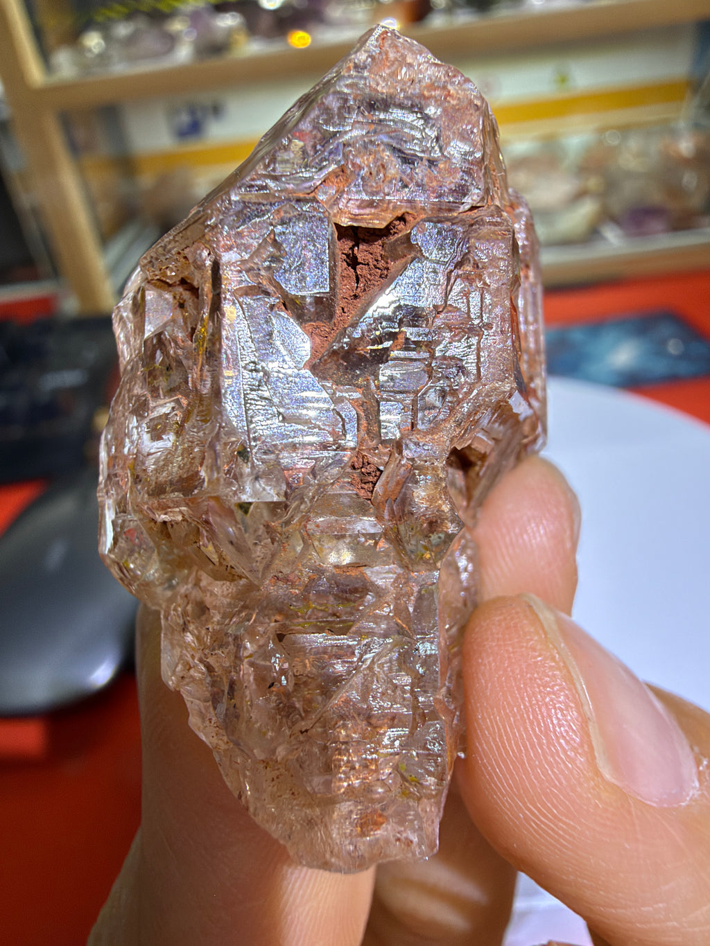 Fine Red Mud Elestial Quartz with Oil Inclusion - 33.2g - IMG_6728.JPG