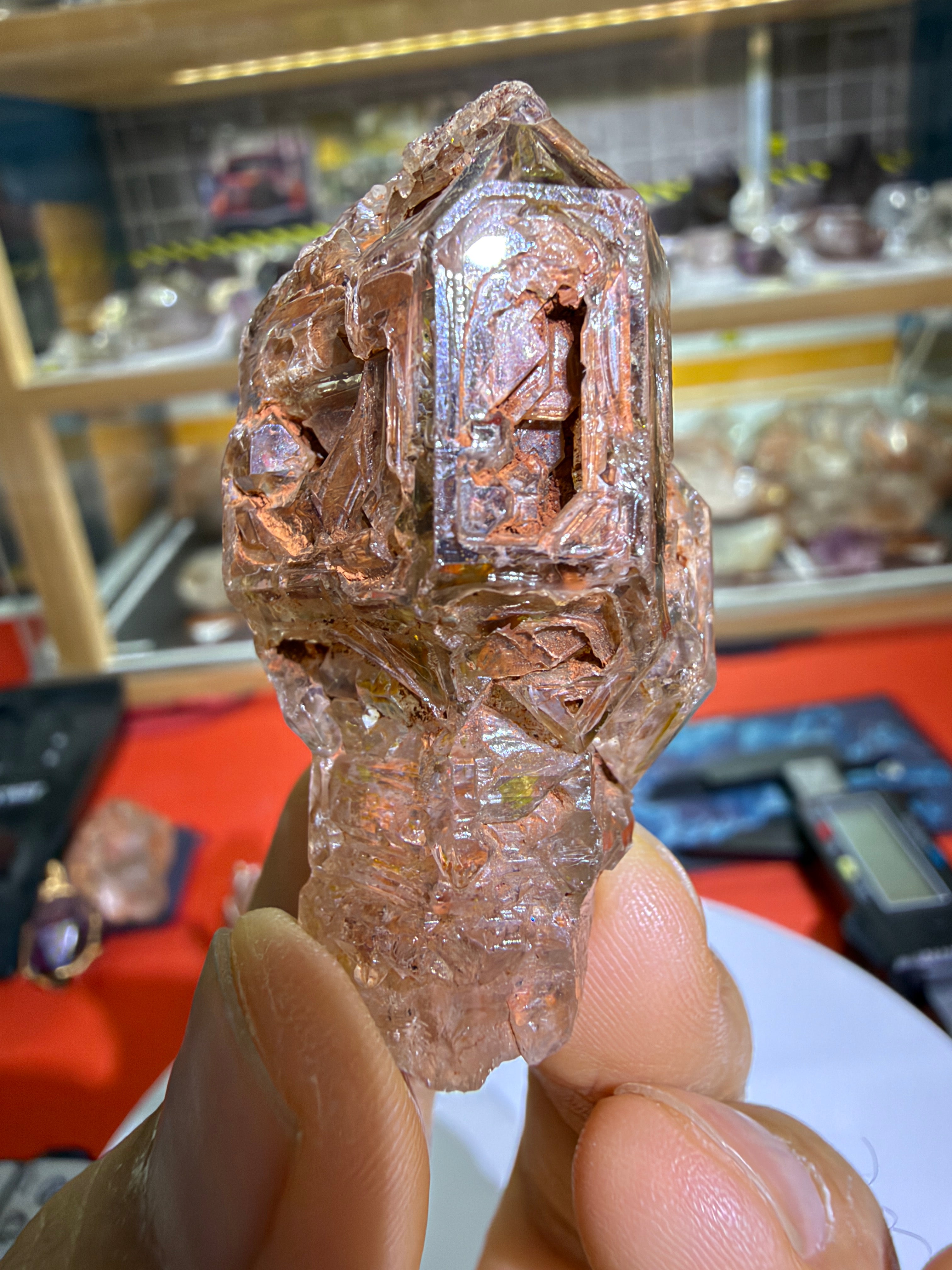 Fine Red Mud Elestial Quartz with Oil Inclusion - 33.2g - IMG_6730.JPG