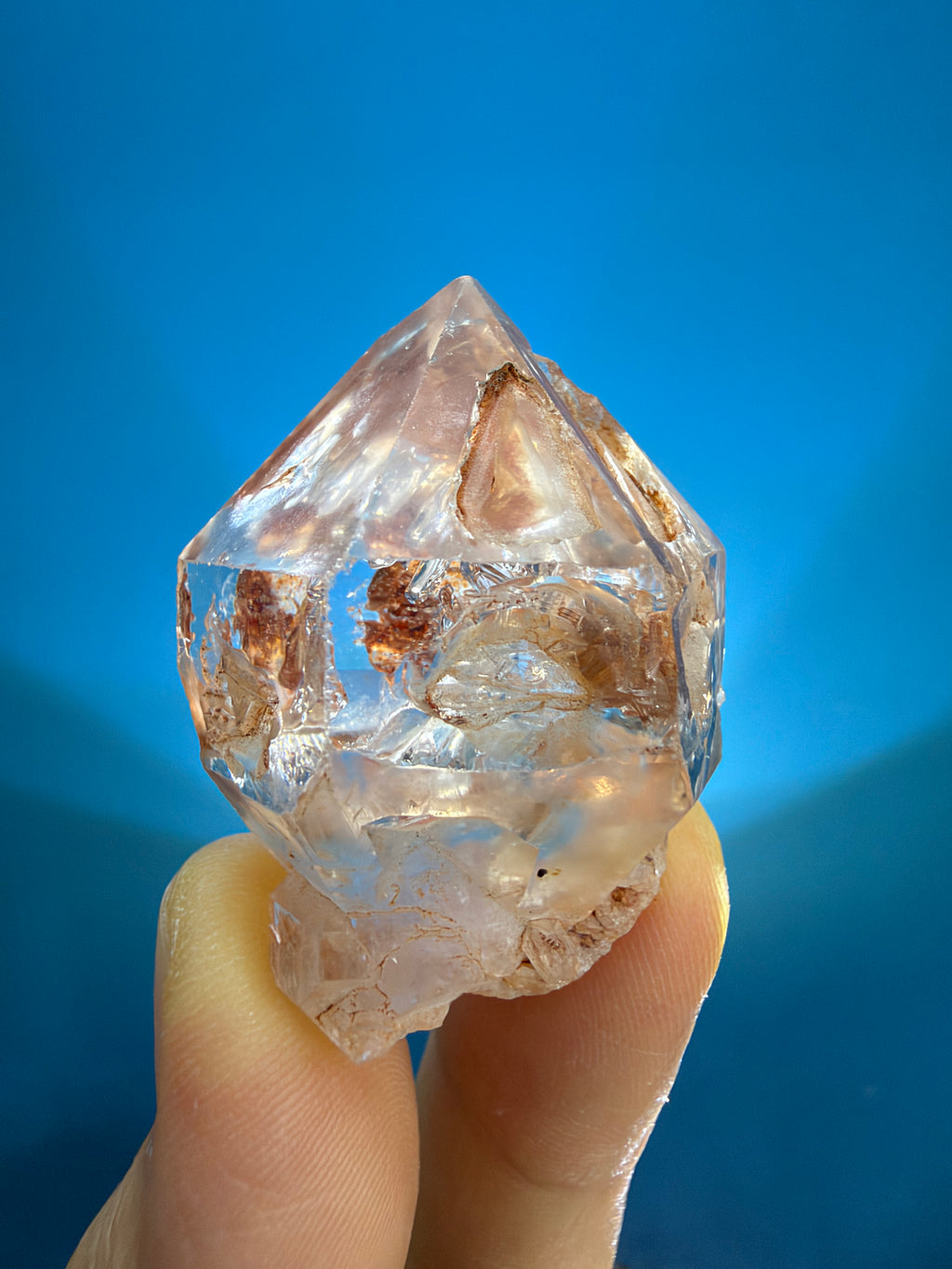 Red Mud Elestial Quartz with Bubble Inclusion - 31.8g - IMG_6732.JPG