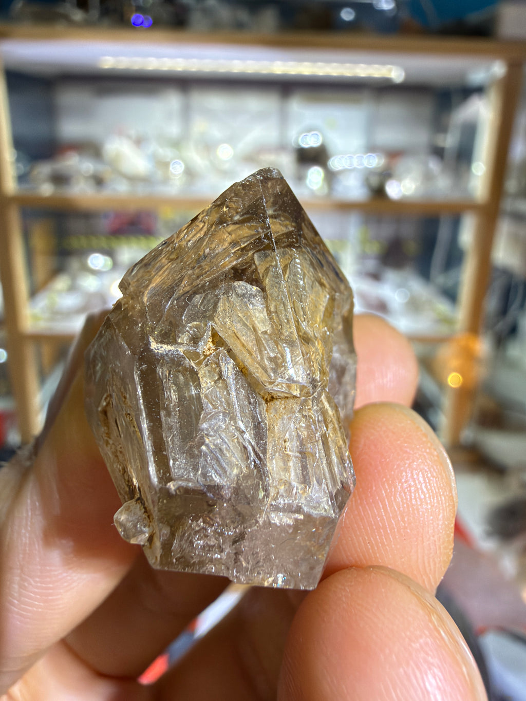Yellow Mud Elestial Quartz Dome Formation - 20.6g - IMG_6839.JPG