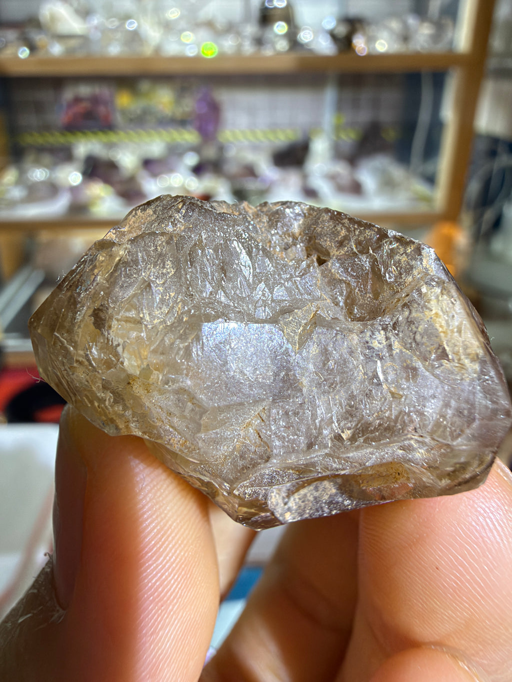 Yellow Mud Elestial Quartz Dome Formation - 20.6g - IMG_6842.JPG