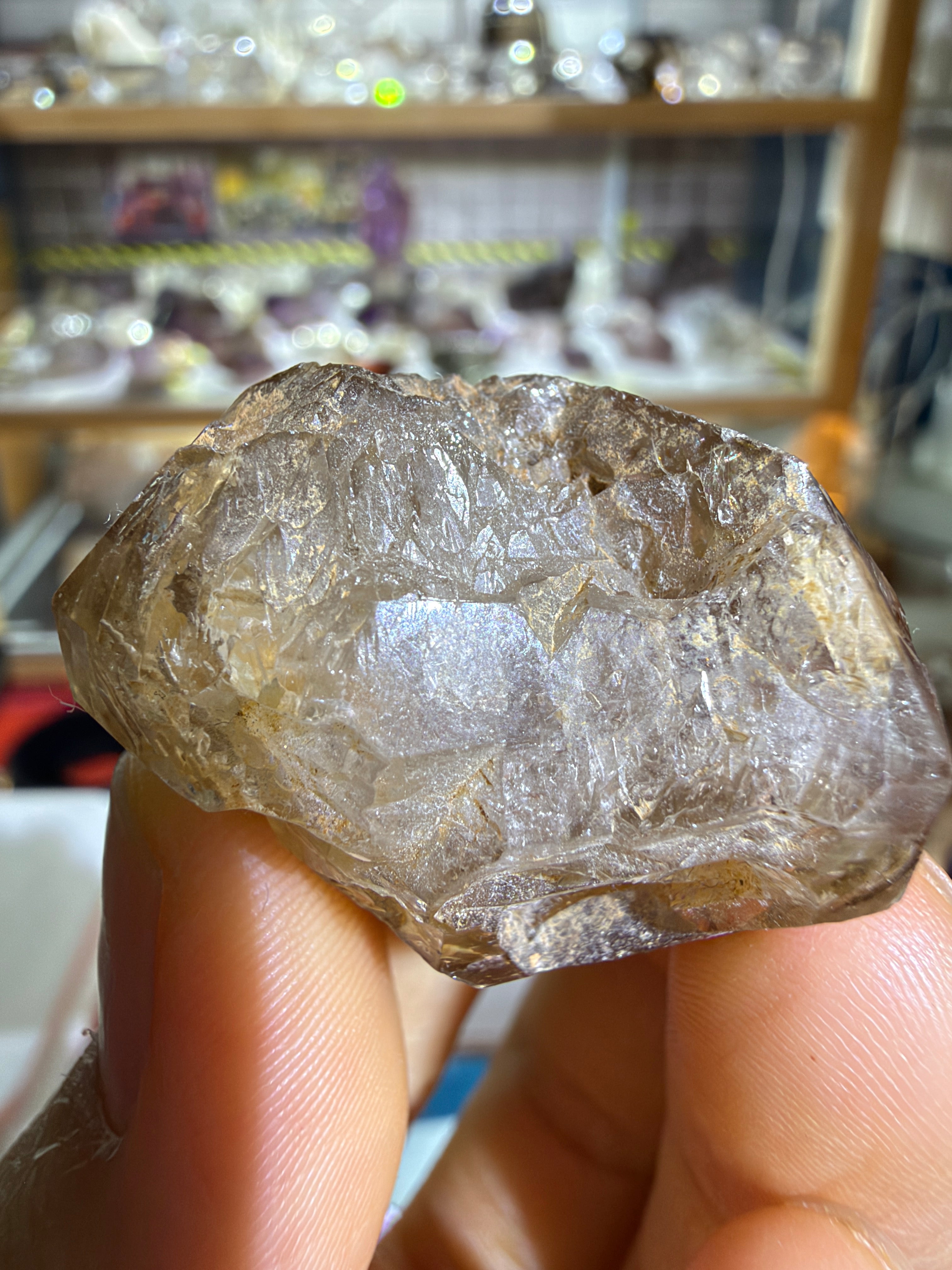 Yellow Mud Elestial Quartz Dome Formation - 20.6g - IMG_6842.JPG