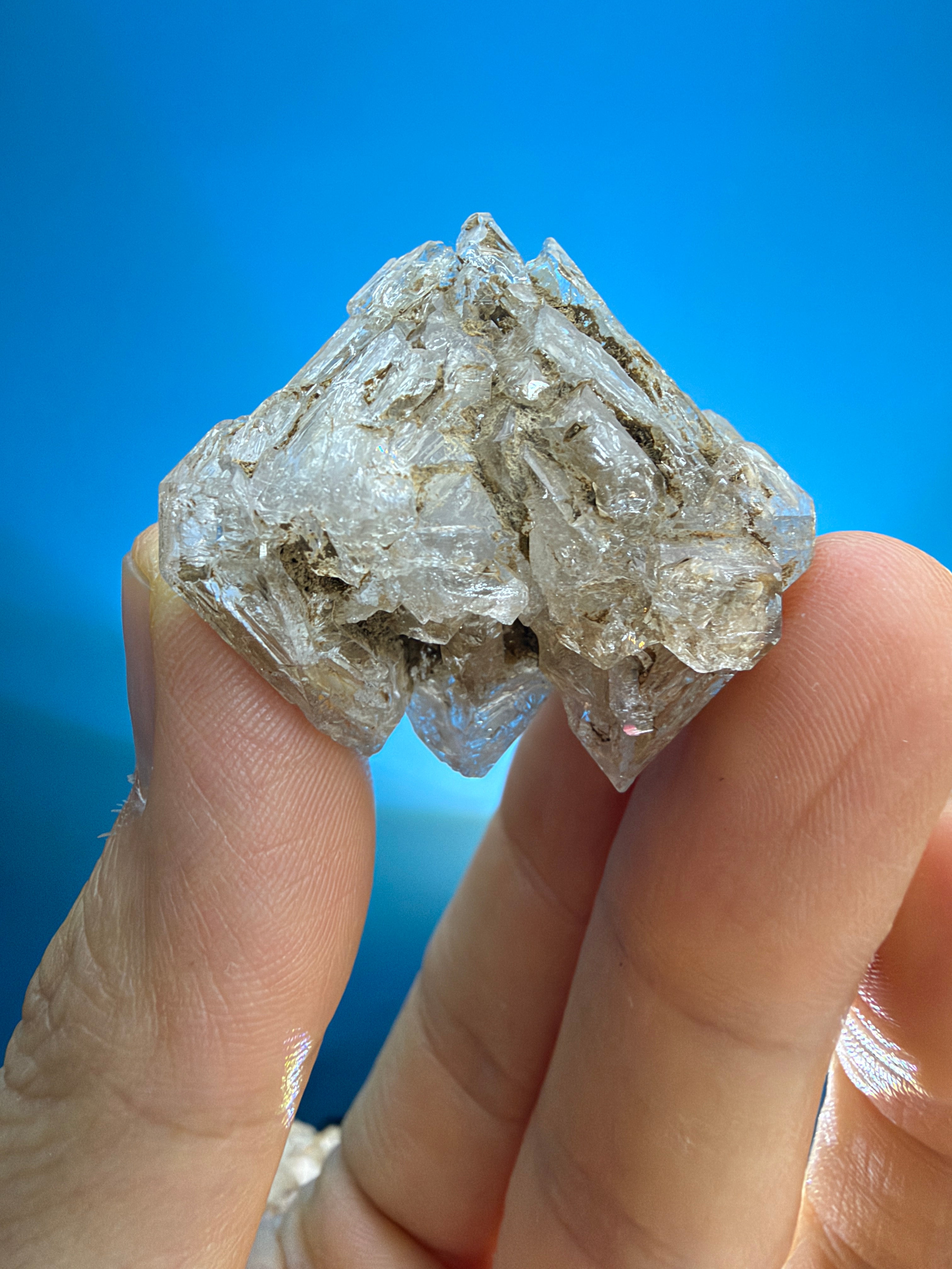Yellow Mud Elestial Quartz Shining Point - 20g - IMG_6847.JPG