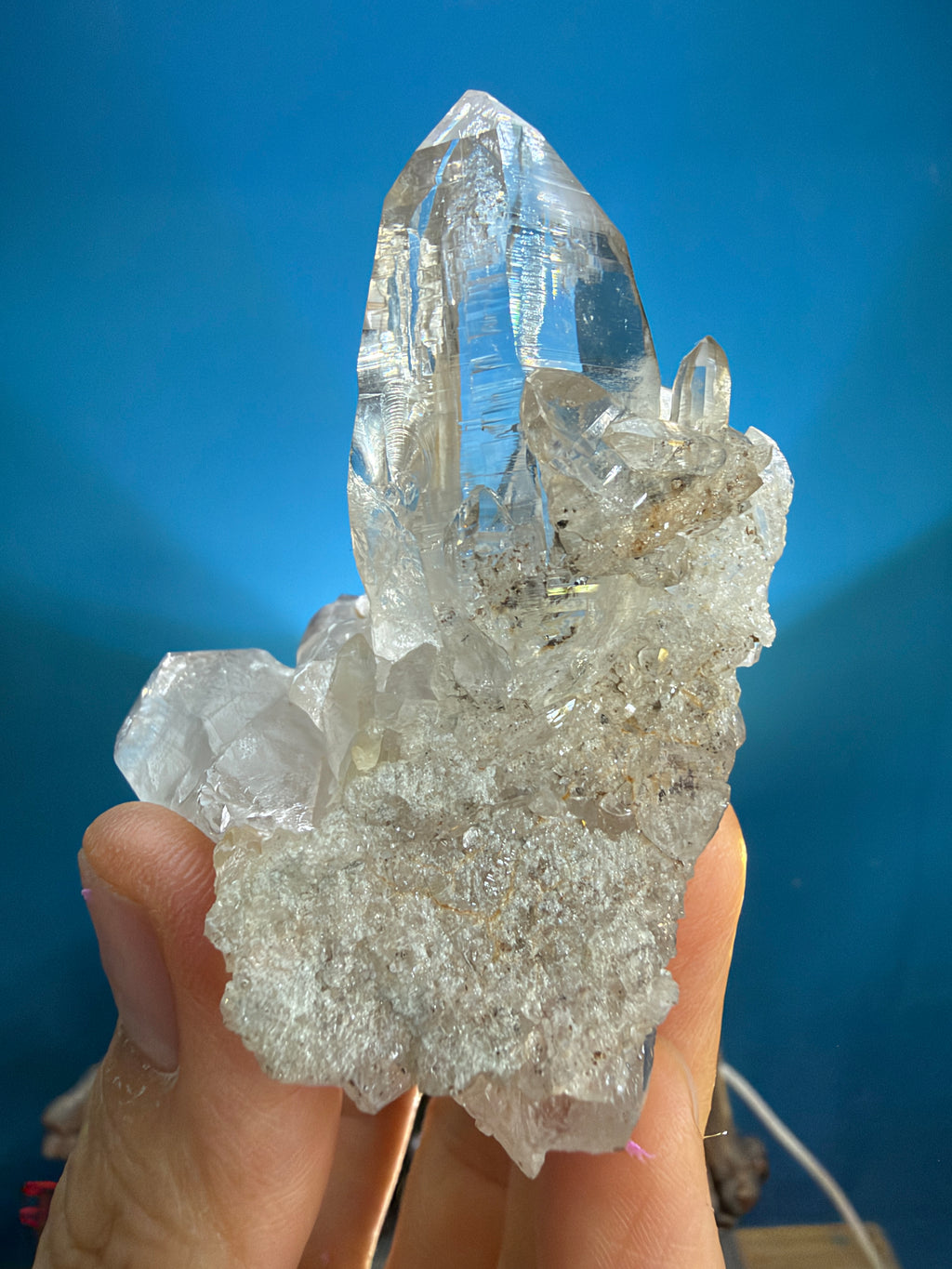 Himalayan Quartz Eagle Wing Twin Point with Wood Stand - 105g - IMG_6940.jpeg