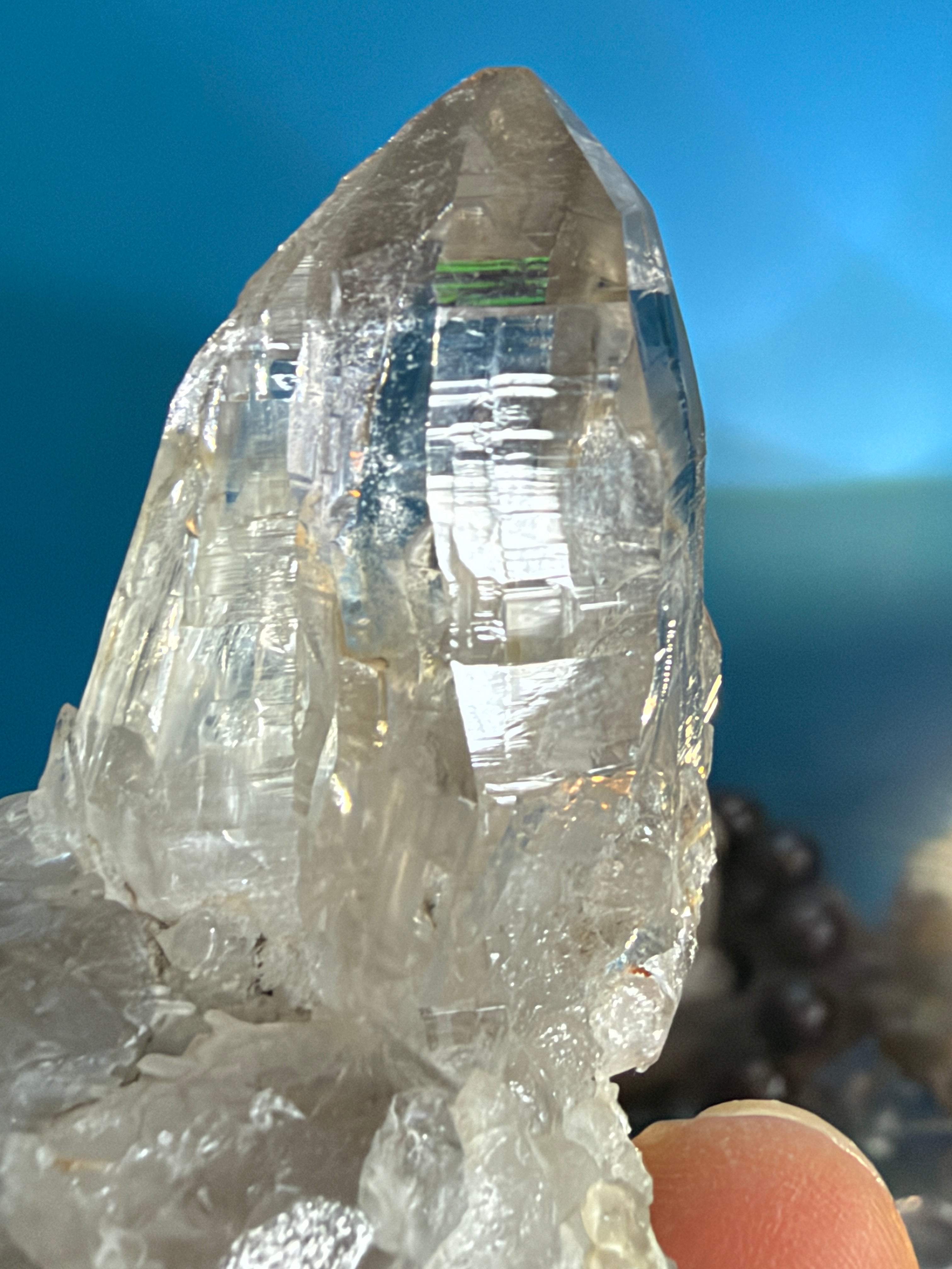 Himalayan Quartz Eagle Wing Twin Point with Wood Stand - 105g - IMG_6944.jpeg