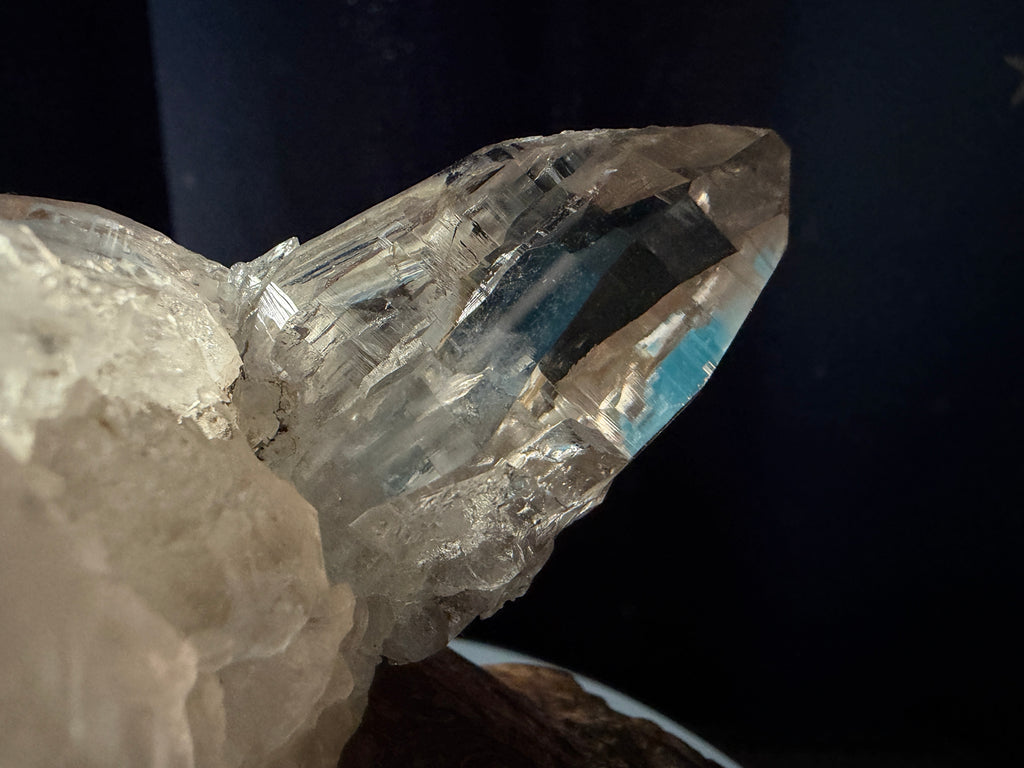Himalayan Quartz Eagle Wing Twin Point with Wood Stand - 105g - IMG_6967.jpeg