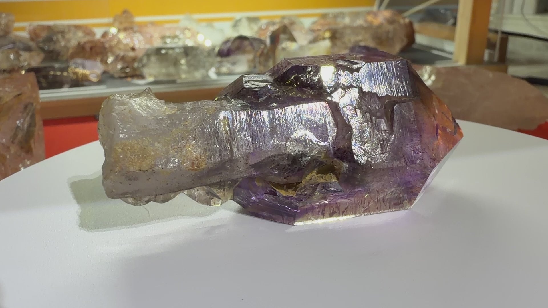 Super Seven Crystal Scepter with Red Rutile - 78g - IMG_6906.mov