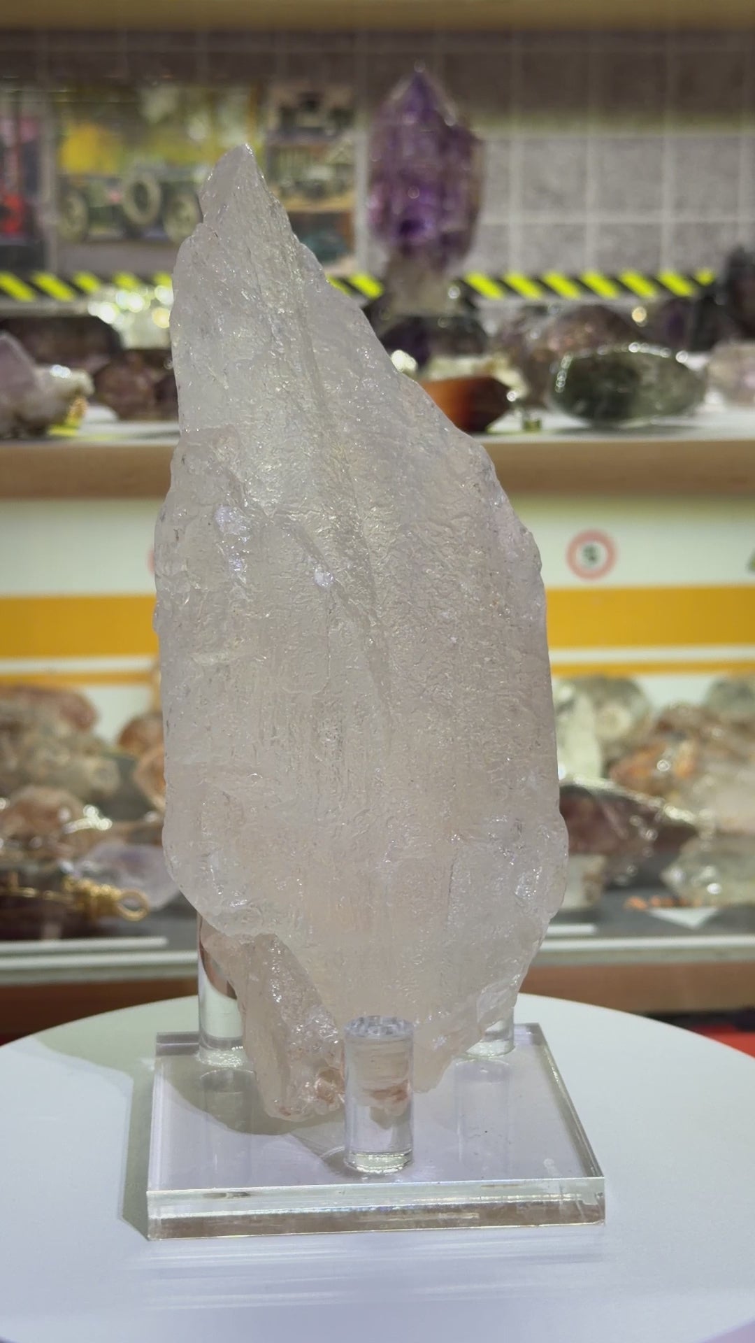 Himalayan White Quartz Chunk - 495g Raw Stone