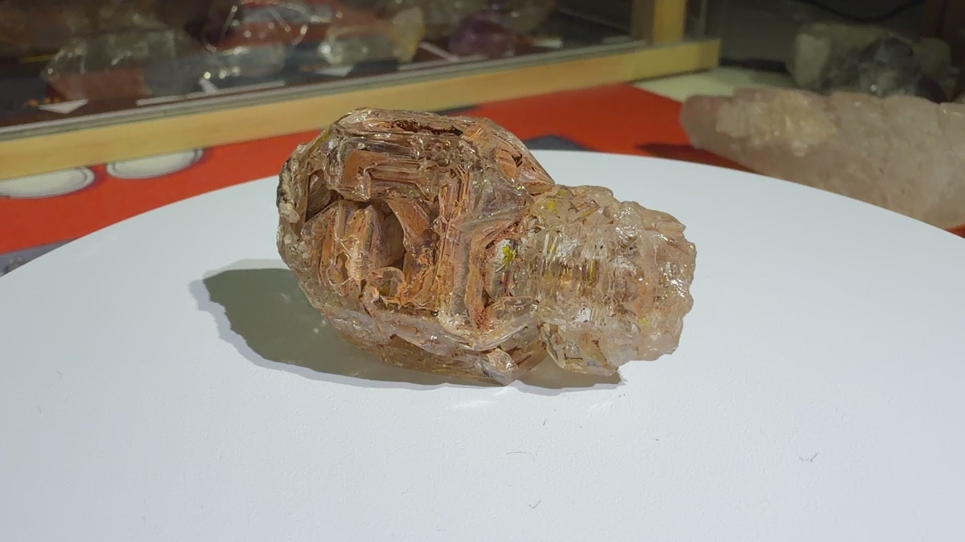 Fine Red Mud Elestial Quartz with Oil Inclusion - 33.2g - IMG_6725.MOV
