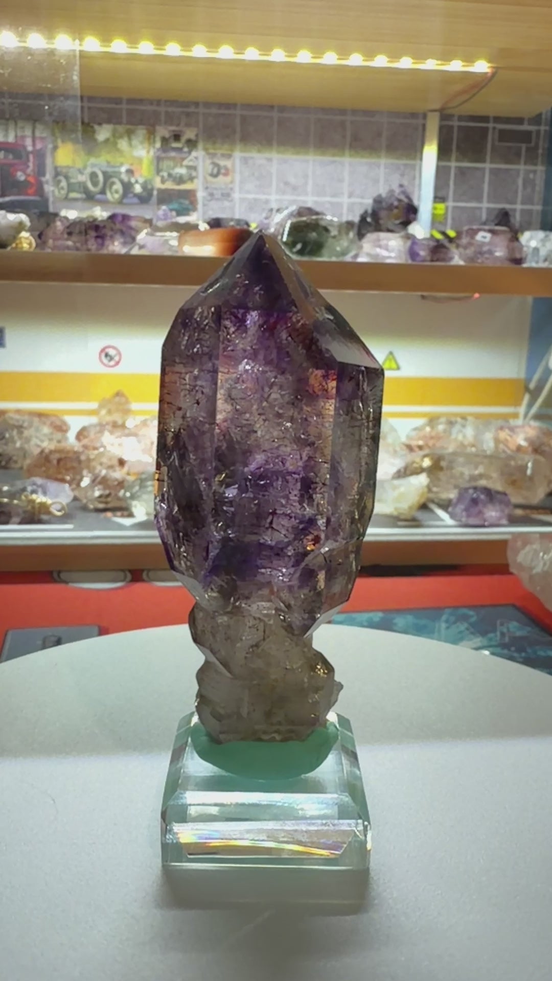 Super Seven Crystal Scepter with Red Rutile - 78g - IMG_6899.mov
