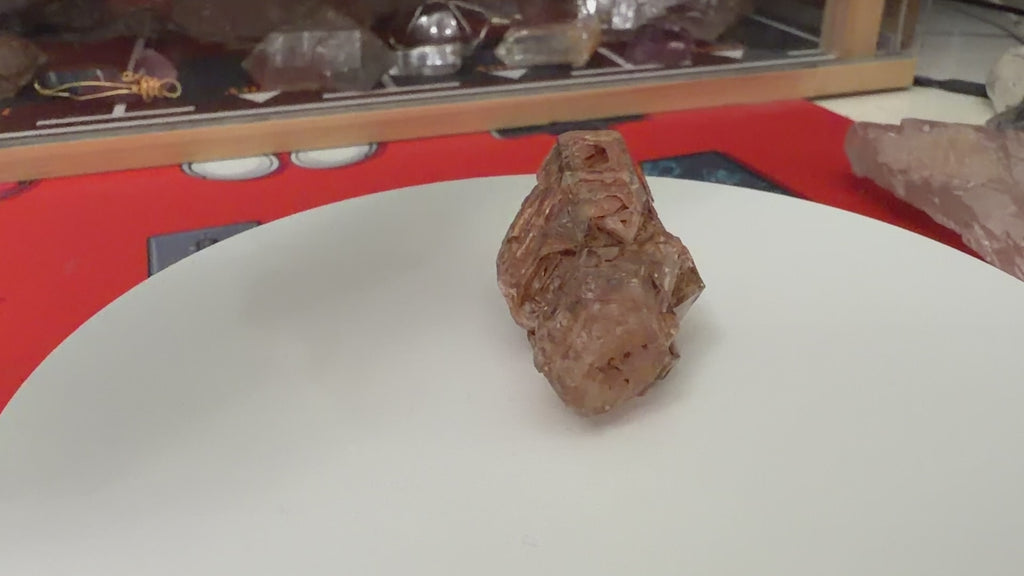 Fine Red Mud Elestial Quartz with Oil Inclusion - 33.2g - IMG_6721.MOV