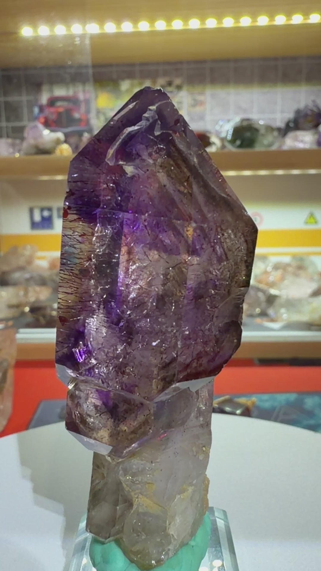 Super Seven Crystal Scepter with Red Rutile - 78g - IMG_6901.mov