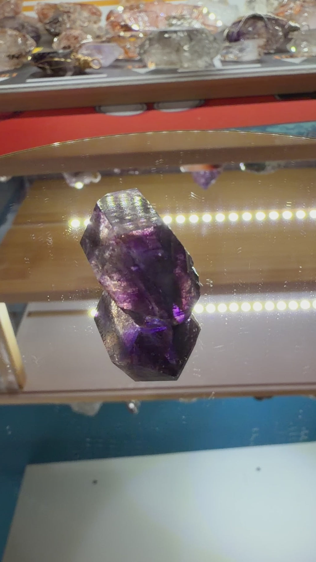 Super Seven Crystal - 8.3g Raw Purple Scenic Point